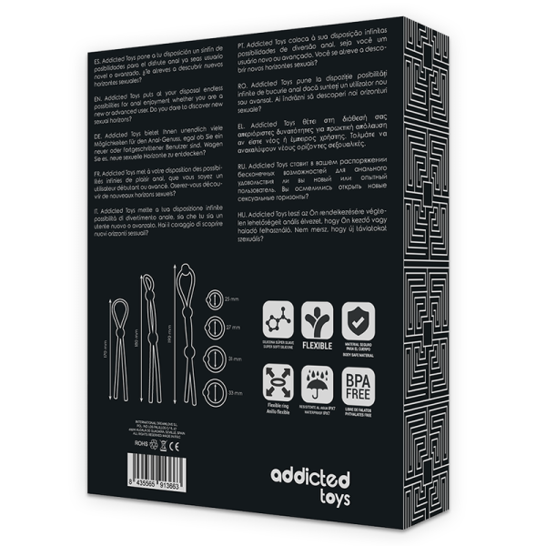ADDICTED GAMES SET ANILLOS SILICONA FLEXIBLE 7 PIEZAS - Imagen 8