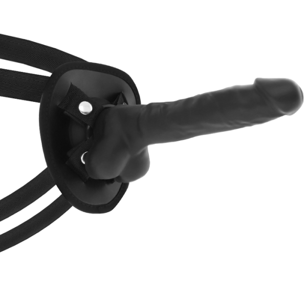 ARNÉS COCK MILLER + COCKSIL ARTICULABLE SILICONA DENSITY NEGRO 19,5 CM - Imagen 3